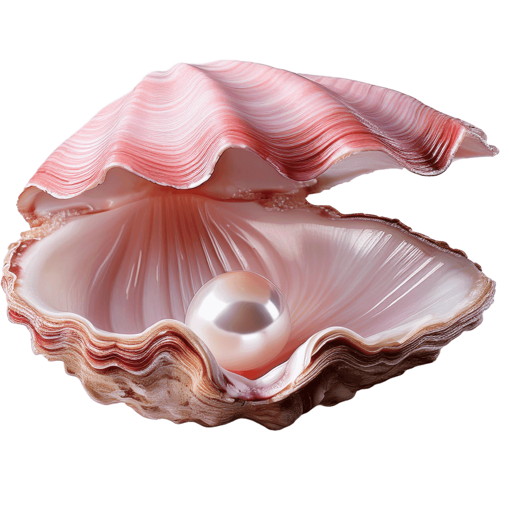 Oyster shell open
